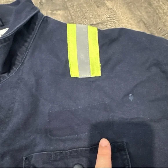 CARHARTT Fr Coveralls Mens Sz 3XL Reg. Workwear Hi Vis Flame Resistant 391-20 - Picture 13 of 13